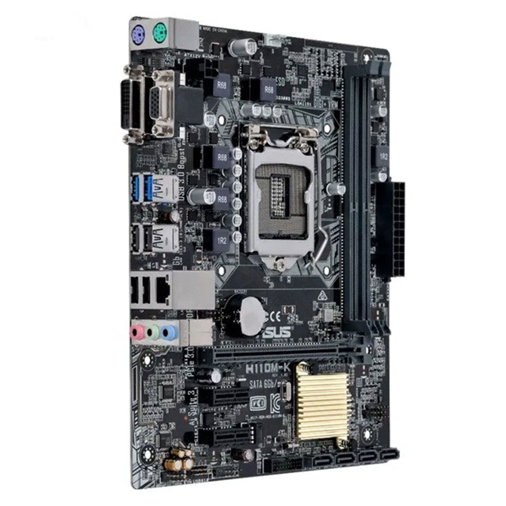 مادربرد ایسوس مدل H110M-K به همراه Cpu Intel i5 6500- عنایت داشته باشید که این مادربرد به همراه یک سی پی یو نسل ششم قدرتمند از برند اینتل عرضه می شود. مادربرد ایسوس مدل H110M-K یکی از محصولات مقرون‌به‌صرفه و باکیفیت برند معتبر ASUS است که برای کاربرانی طراحی شده که به دنبال پایداری، دوام بالا و عملک ...