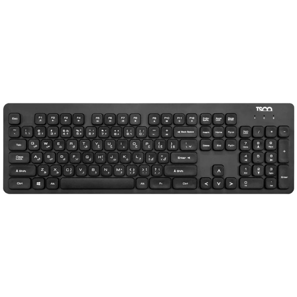 کیبورد بی‌ سیم تسکو مدل TK 7003w-معرفی و بررسی تخصصی کیبورد بی‌سیم تسکو TK 7003W کیبورد بی‌سیم Tsco TK 7003W یکی از محصولات خوش‌قیمت و پرفروش برند تسکو است که با تمرکز بر راحتی کاربر و عملکرد پایدار طراحی شده است. این کیبورد با حذف کابل‌های اضافی، فضای کاری منظم‌تری ایجاد می‌کند و برای افرادی که به‌ ...