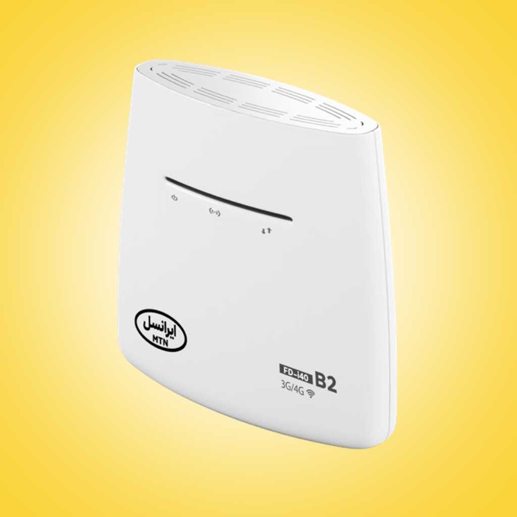مودم آنلاک 3G4G ایرانسل مدل FD-i40-B2-مودم FD-i40 B2 یکی از مدل‌های محبوب مودم 3G/4G ایرانسل است که به‌صورت آنلاک عرضه می‌شود و قابلیت استفاده با سیم‌کارت‌های مختلف را دارد. این مودم با پشتیبانی از نسل‌های ۳G و ۴G (LTE) اینترنت پرسرعت و پایدار را در هر مکان و زمان برای شما فراهم می‌کند. ? چرا مودم F ...