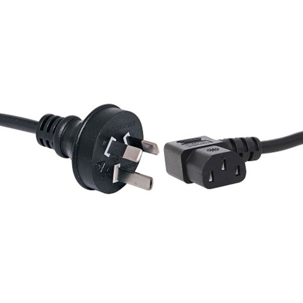 خرید کابل برق سه پین منبع تغذیه کامپیوتر 1.8 متری با کیفیت ساخت بالا، مناسب پاور PC، انتقال برق ایمن و سازگار با انواع کیس و منبع تغذیه.
