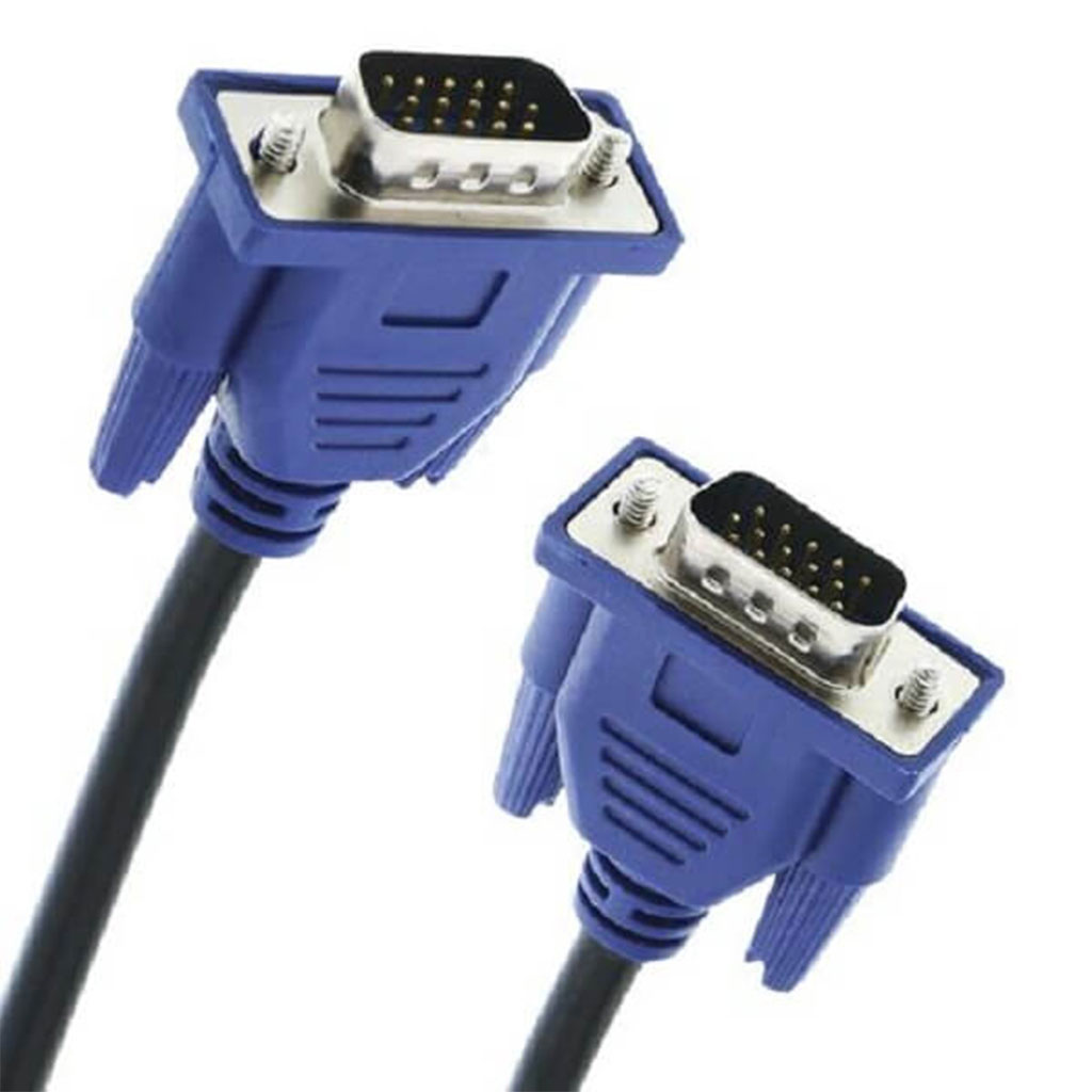 کابل گرافیک VGA به طول 1.5 متر-کابل گرافیک VGA به طول 1.5 متر یکی از پرکاربردترین کابل‌های تصویری برای اتصال کامپیوتر، لپ‌تاپ، DVR، دستگاه‌های صنعتی و کیس به مانیتور یا ویدئو پروژکتور است. این کابل با استفاده از کانکتور استاندارد VGA (D-Sub 15Pin) امکان انتقال تصویر آنالوگ با کیفیت و پایدار را فراهم ...